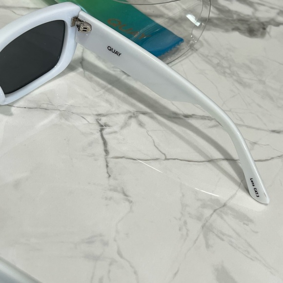 Quay Limited Edition White Sunglasses /NWOT main image 9